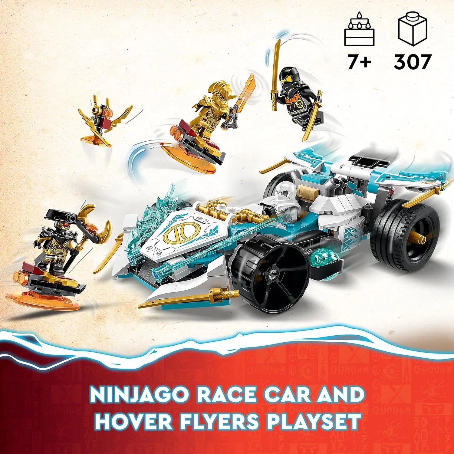 71791 Lego Ninjago La Voiture de Course Spinjitzu TECIN HOLDING