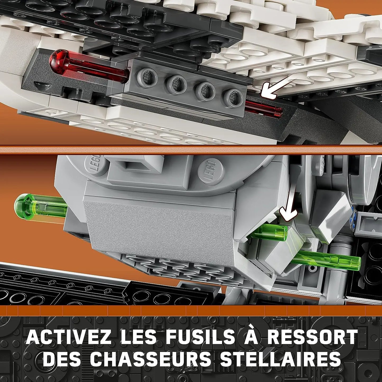 jouet pour enfant 75348 LEGO Star Wars Le chasseur Fang Mandalorien contre Le TIE Interceptor lego