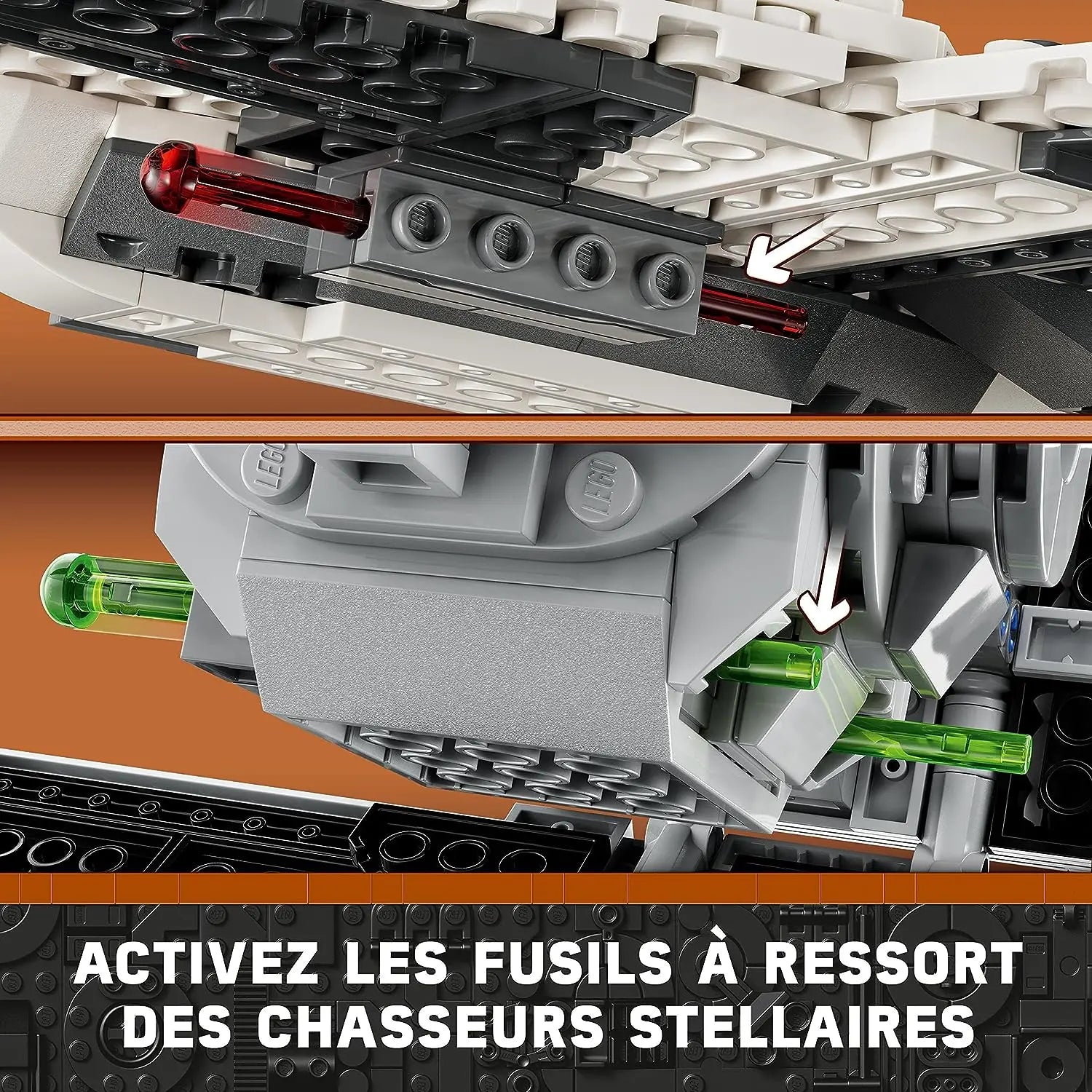 jouet pour enfant 75348 LEGO Star Wars Le chasseur Fang Mandalorien contre Le TIE Interceptor lego