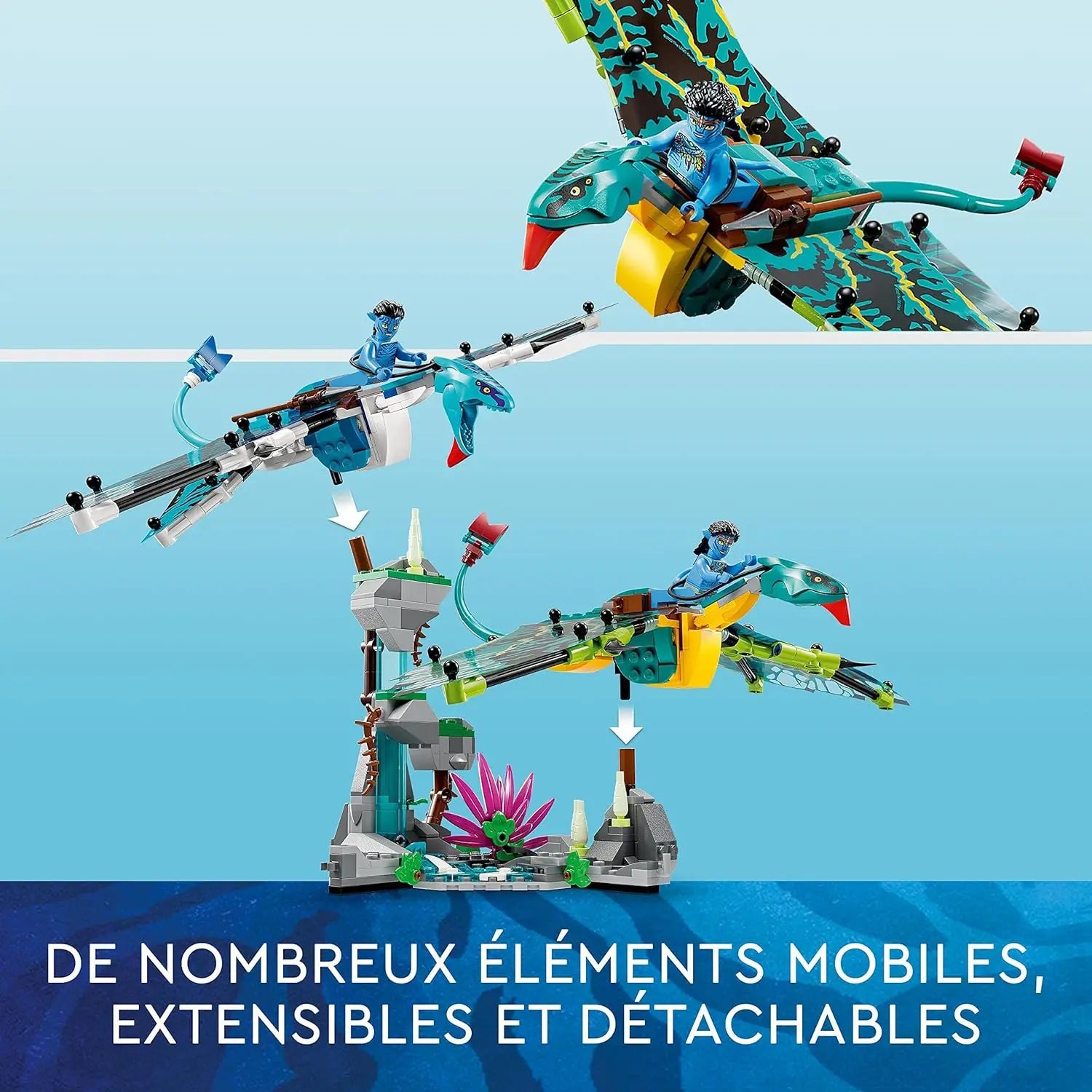 lego 75572 Lego Avatar Le Premier vol en Banshee de Jake et Neytiri lego