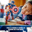 lego 76258 LEGO Marvel La Figurine de Captain America LEGO