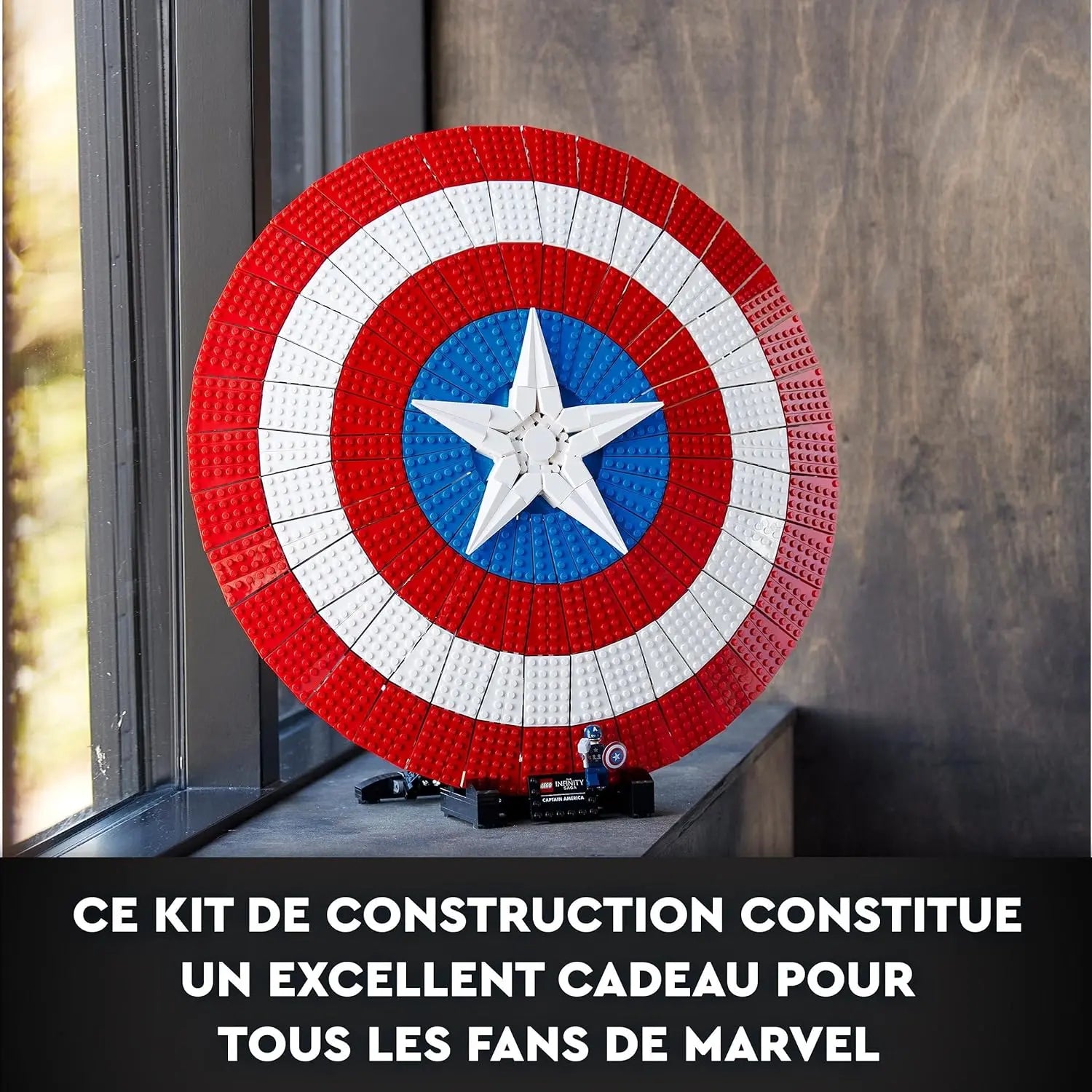 jouet pour enfant 76262 LEGO Marvel Le Bouclier de Captain America Treasure X
