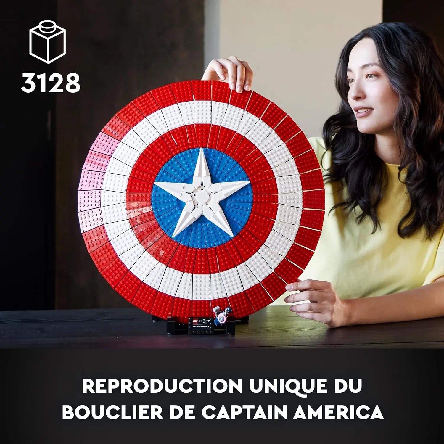 jouet pour enfant 76262 LEGO Marvel Le Bouclier de Captain America Treasure X