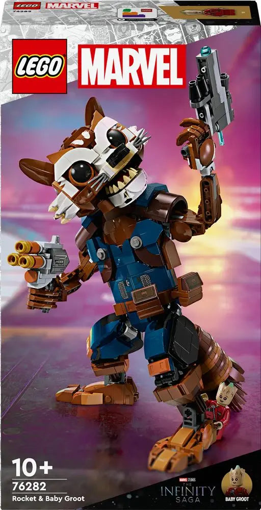 figurine pour enfant 76282 LEGO Marvel Rocket et Bébé Groot lego
