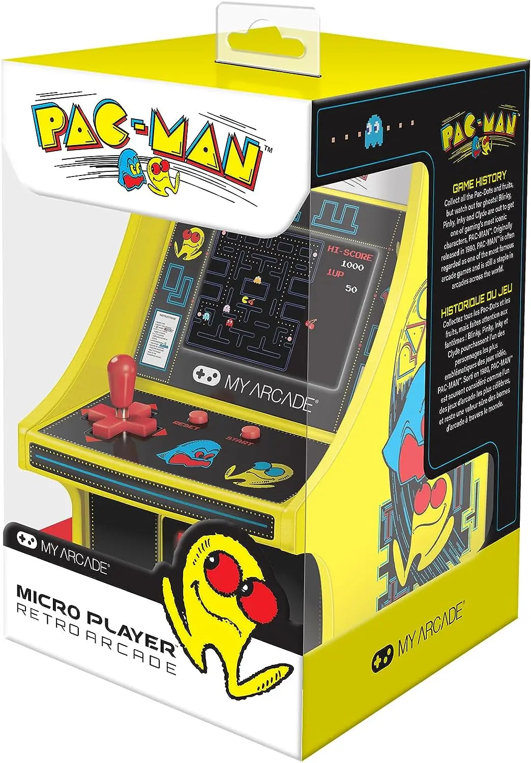jouets 845620032204 "My Arcade - Micro Player Pac-Man - Mini Borne Retro  " Cdiscount