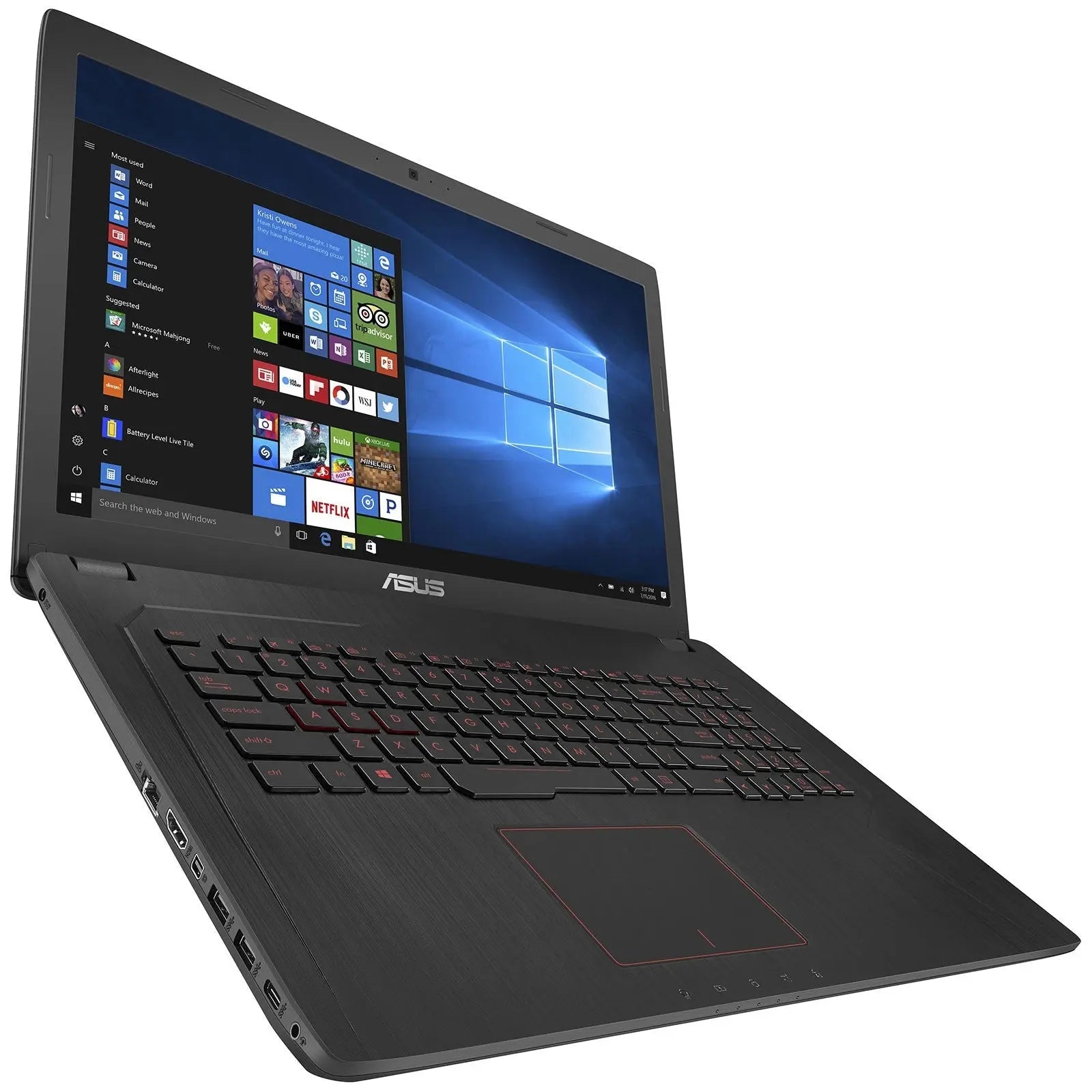 ASUS PX753VD GC081R - 17.3" - Core i7 7700HQ - 32 Go RAM - 256 Go SSD + 1 To HDD 4712900703078 ASUS