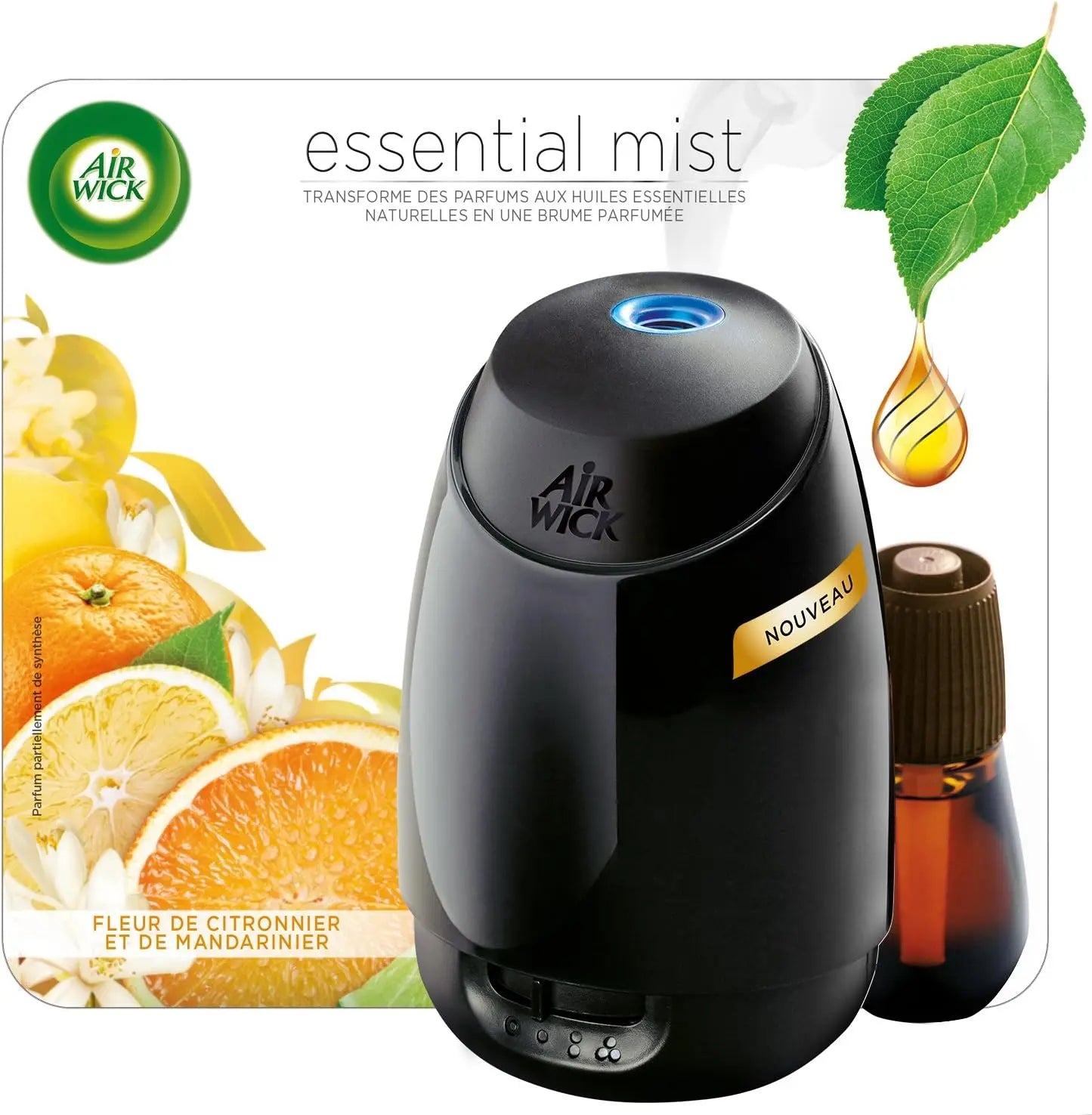 Diffuseur de parfum Air Wick Essential Mist – Fleur de Citronnier & Mandarinier Air Wick