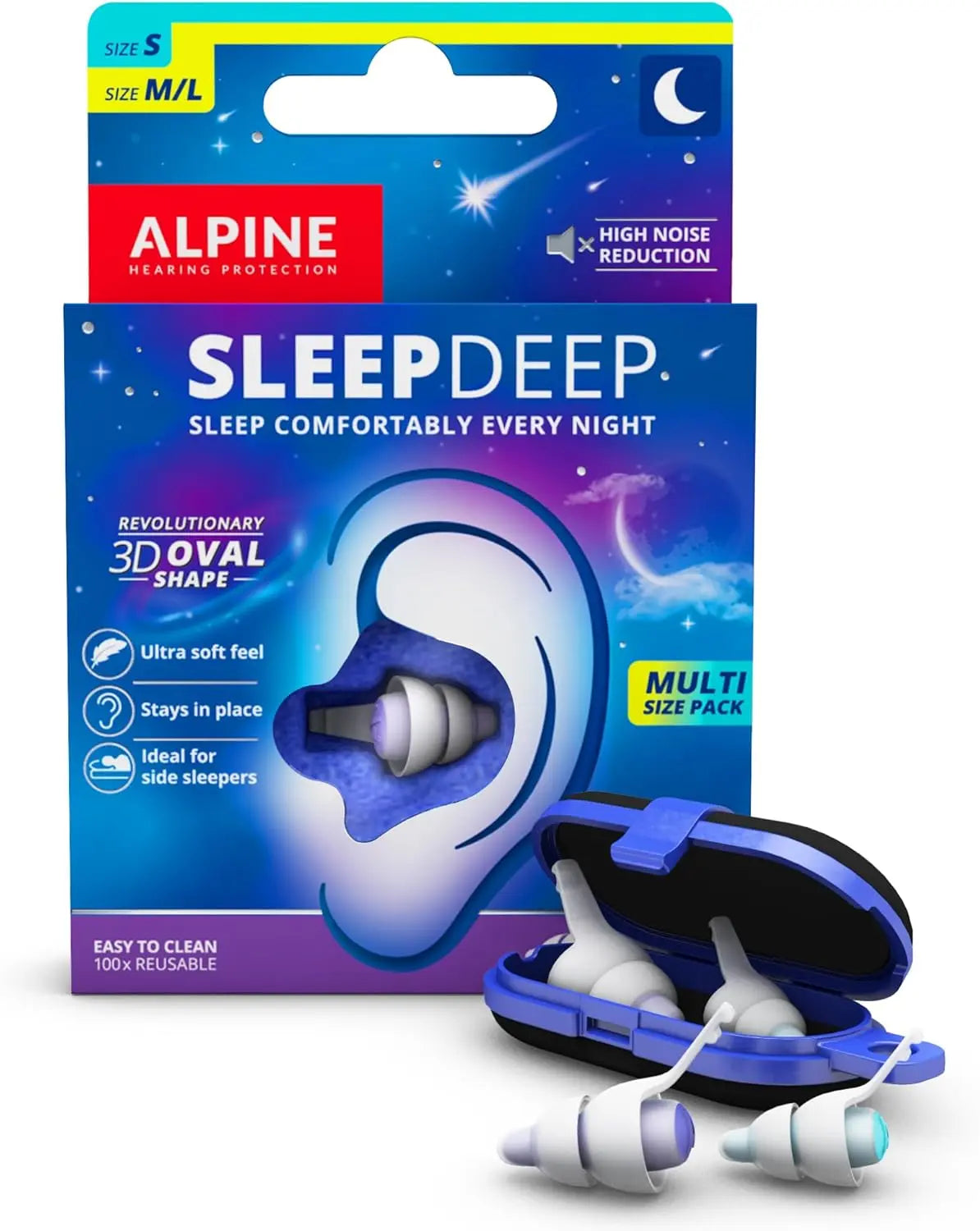 Accessoires Alpine SleepDeep Bouchons d'Oreilles - Sommeil Profond 8717154027891 Alpine