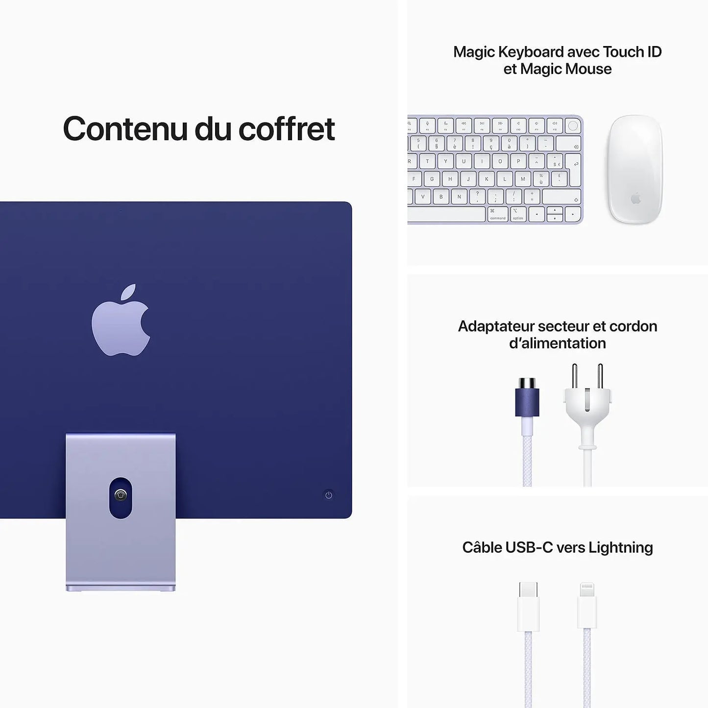 Apple iMac (2021) 24" 512 Go MAUVE 3497670115207 APPLE