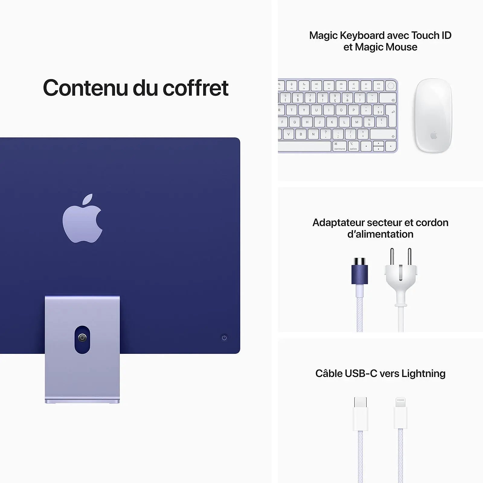 Apple iMac (2021) 24" 512 Go MAUVE 3497670115207 APPLE