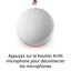 Bluetooth Speaker Assistant vocal Amazon Echo Dot 5  Blanc amazon