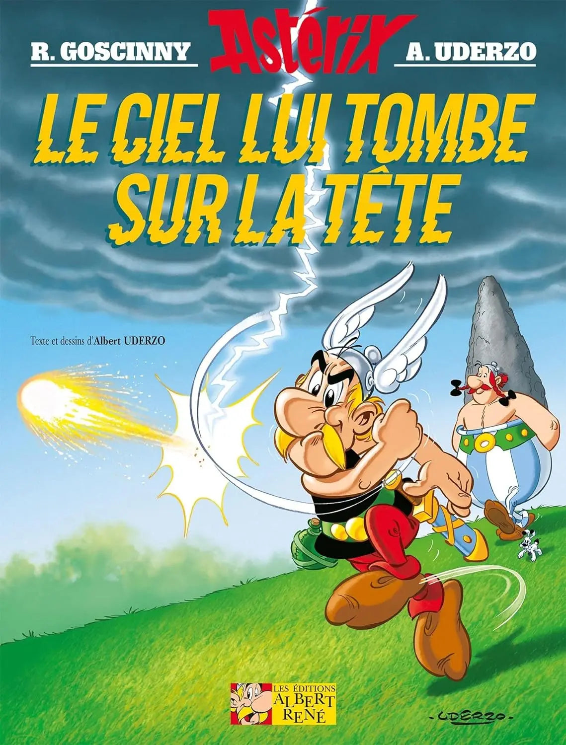 livre Astérix Tome 33 - Album Le ciel lui tombe sur la tête Albert René
