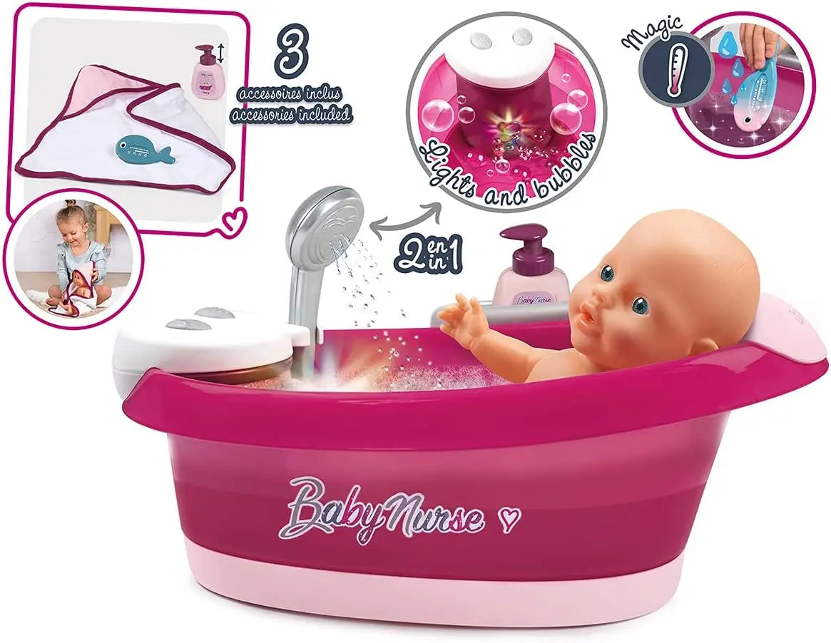 Set Baignoire et Accessoires Baby Nurse 7600220383WEB - Jouets pour bébé dès 1 an - Jouets pour Set Baignoire et Accessoires Baby Nurse 7600220383WEB - Jouets pour bébé dès 1 an - Jouets pour