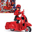 Figurines jouets Bandai Scooter Miraculous Switch'n go + poupée articulée Ladybug Lucky Bandai