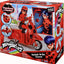 Figurines jouets Bandai Scooter Miraculous Switch'n go + poupée articulée Ladybug Lucky Bandai