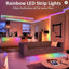 Ruban LED Bande LED Néon RGBIC 5M – 360° WS2811/WS2812B – Silicone IP67 – SMD5050 DC5V TEKIN.STORE