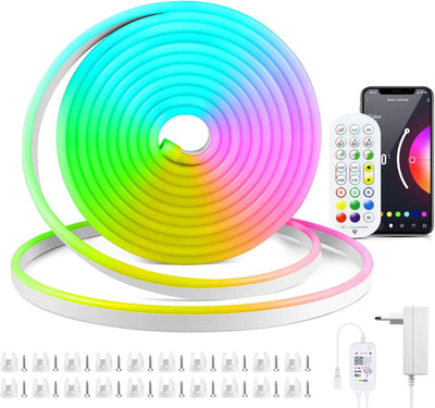 Éclairage LED Bande LED Néon WiFi 5 m – IP65 Étanche Silicone – Alexa & App – AIMENGTE AIMENGTE