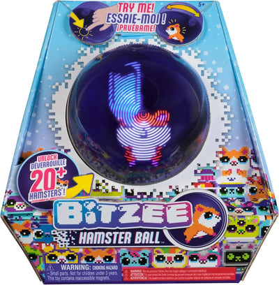 Jouets et jeux Bitzee Boule Hamster - Mon Animal Interactif - Animal Digital Qui Réagit Au Toucher Et Aux Mouvements - Ecran Tactile avec 20 Animaux Interactifs - Sons Réactions Jeux - Jeu pour Enfant 5 et + Bitzee