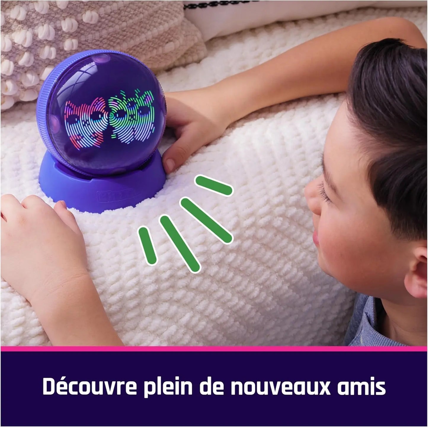 Jouets et jeux Bitzee Boule Hamster - Mon Animal Interactif - Animal Digital Qui Réagit Au Toucher Et Aux Mouvements - Ecran Tactile avec 20 Animaux Interactifs - Sons Réactions Jeux - Jeu pour Enfant 5 et + Bitzee