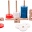 Jeu de construction Bâton / Bloc de Construction Magnétique Montessori | Jouet Éducatif | Royaume Montessori, 32 pièces Dorjee