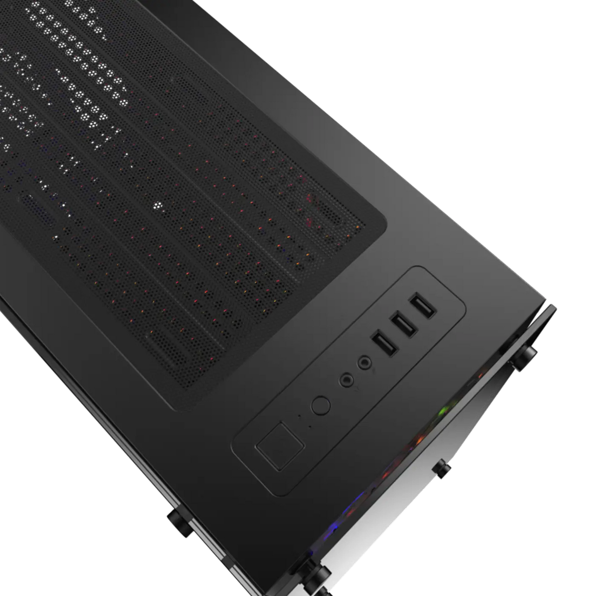 Boîtier PC Boîtier M.RED Solar Gun RGB – Mini tour Micro ATX M.RED