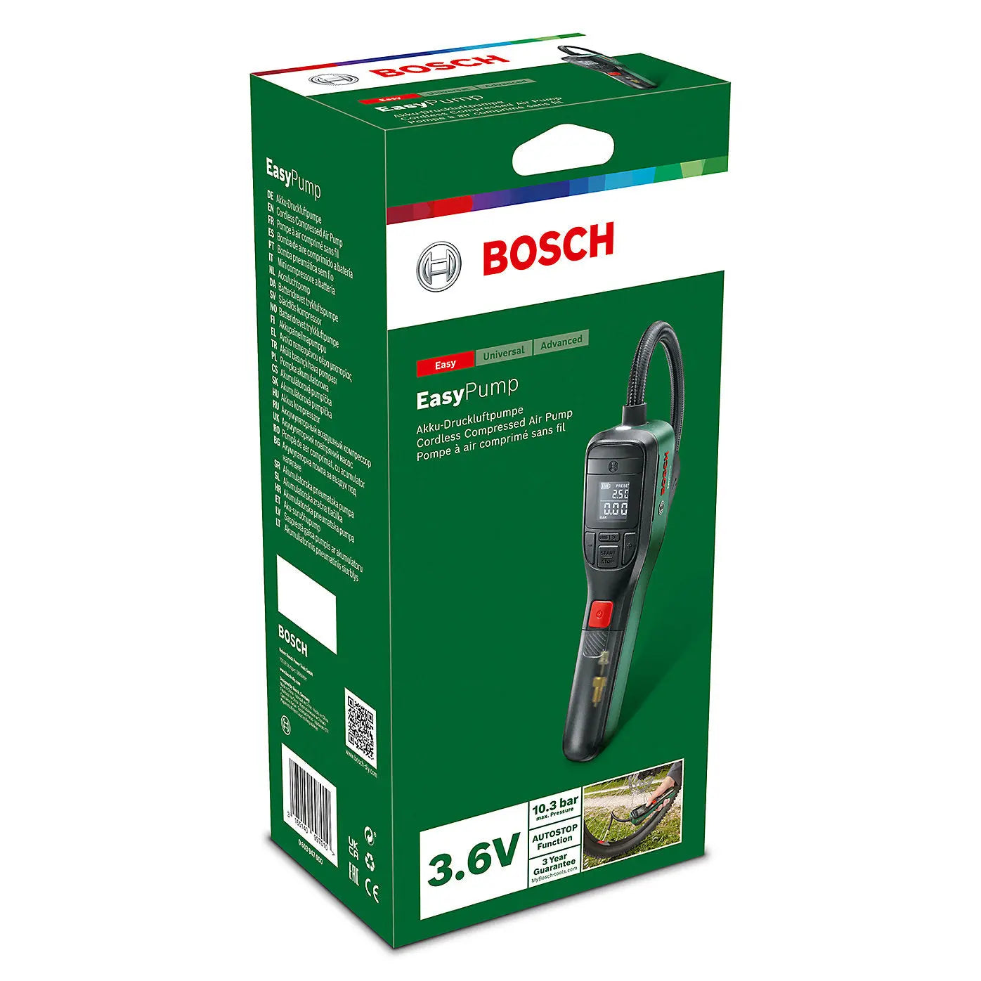Pompe à air Bosch EasyPump – Pompe à air sans-fil 10,3 bar Bosch