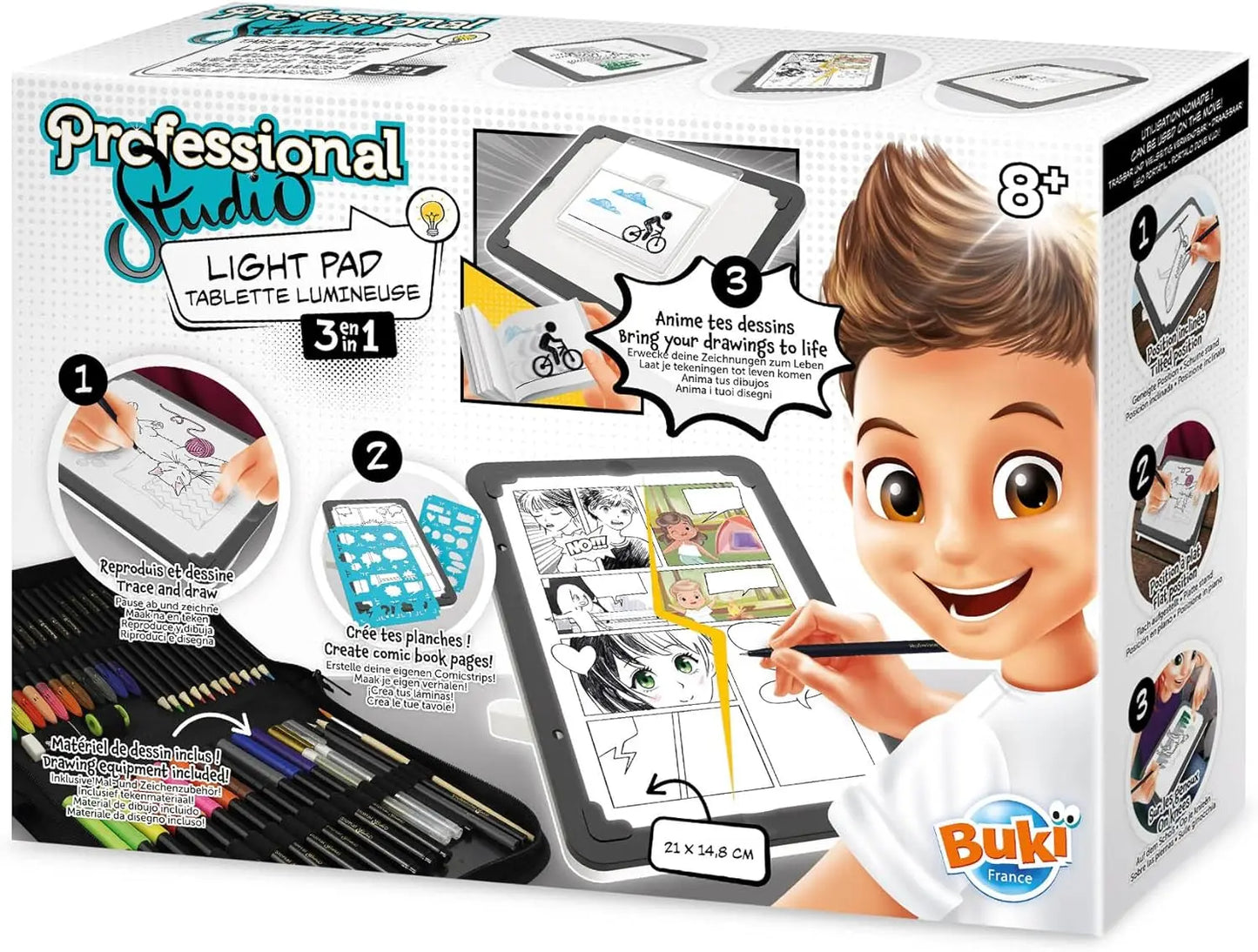 jouet Buki Prof Studio Tablette 3 en 1 pat patrouille