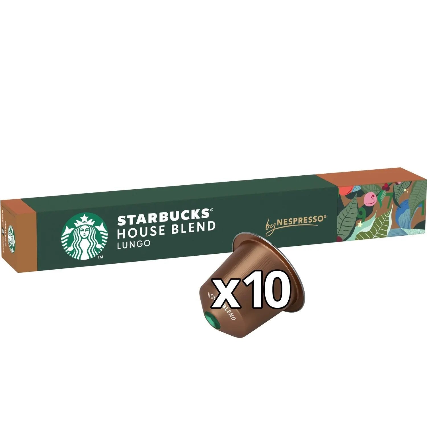 Café capsules Compatible Nespresso House Blend intensité 8 By Nespresso STARBUCKS 7613036957083 - TECIN HOLDING