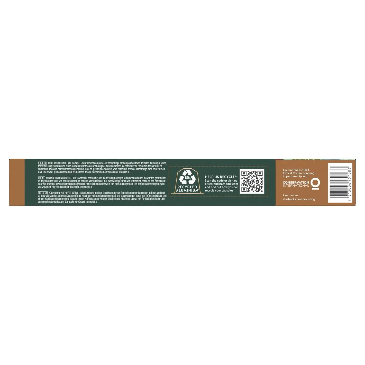 Capsules de café Café capsules Compatible Nespresso House Blend intensité 8 By Nespresso STARBUCKS Carrefour