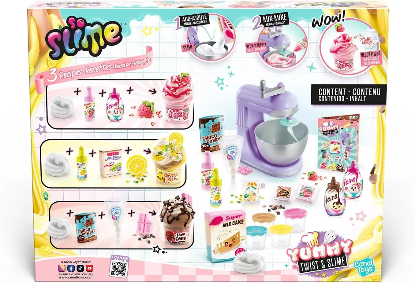 Jeux & Jouets Canal Toys — Yummy Twist & Slime 3555801361760 Canal Toys