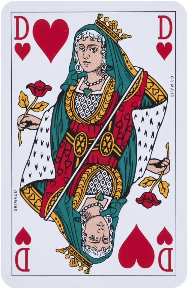 Jeu de cartes Le Bridgeur 54 cartes, détail du paquet sous cellophane