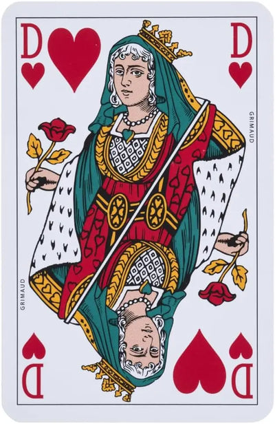Jeu de cartes Le Bridgeur 54 cartes, détail du paquet sous cellophane