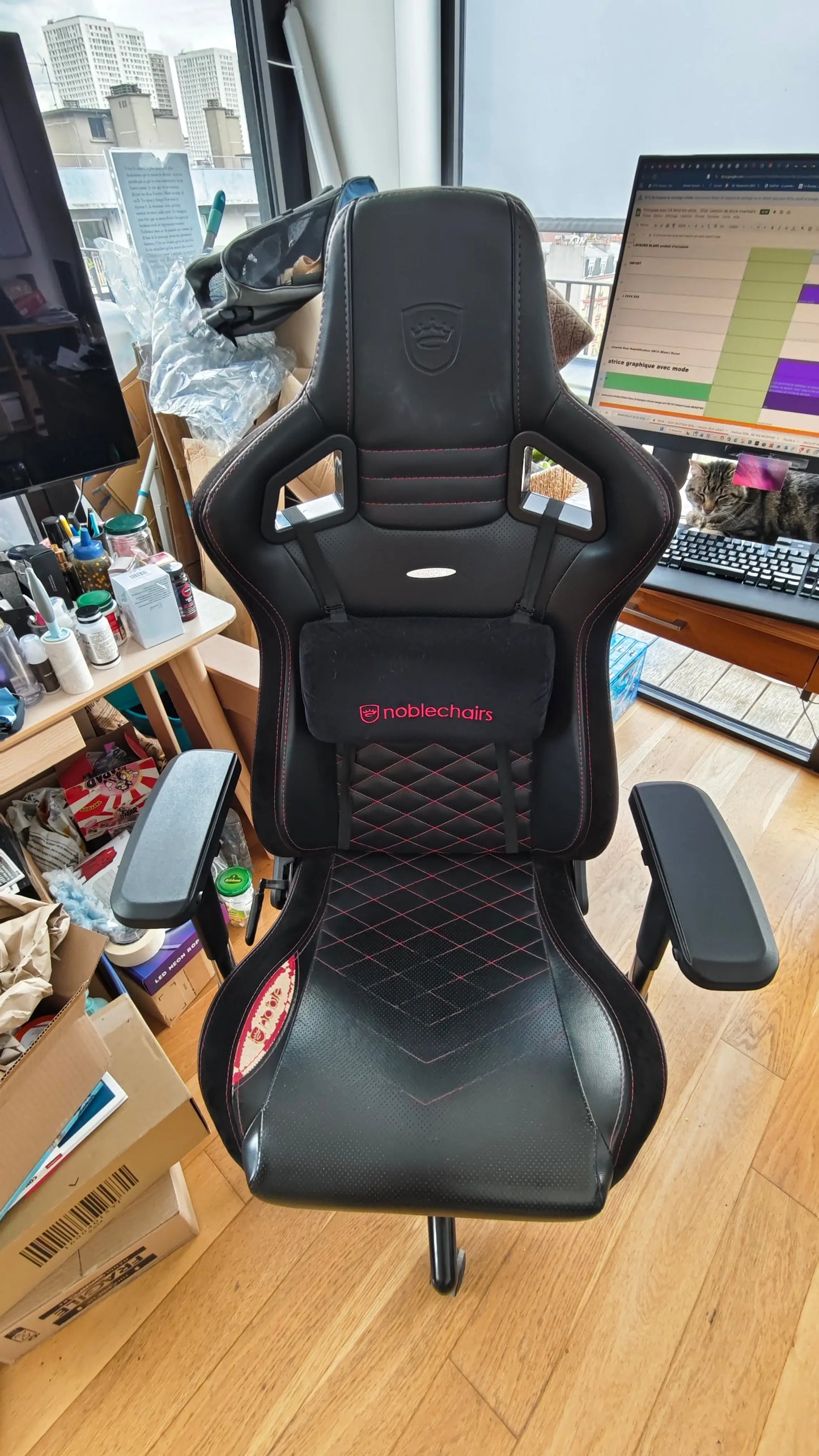 Fauteuils Chaise Gamer Reconditionnée Noblechairs Epic (noir/rouge) – 04250144800288 Noblechairs