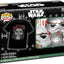 Figurines & Vêtements Coffret Funko Pop! & Tee : Star Wars Holiday Snowman Stormtrooper Métallique – Taille M Funko