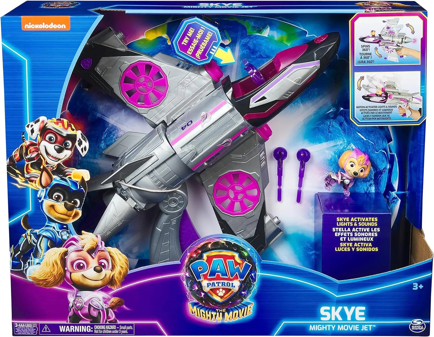 pat patrouille Copie de Pat' Patrouille The Mighty Movie Véhicule de Liberty & Pom PAW Patrol pat patrouille