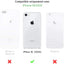 iPhone 7 Screen Protector Coque Compatible avec iPhone SE 2020 Antichoc Silicone + 2 Vitres en Verre trempé Protection écran APPLE