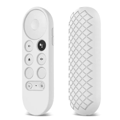 Coque de protection en silicone 2 pièces pour télécommande Google Chromecast 2020, (White), (Pink), Red), (Black), (Silver Gray), (Sky Blue) TEKIN.STORE votre plateforme généraliste