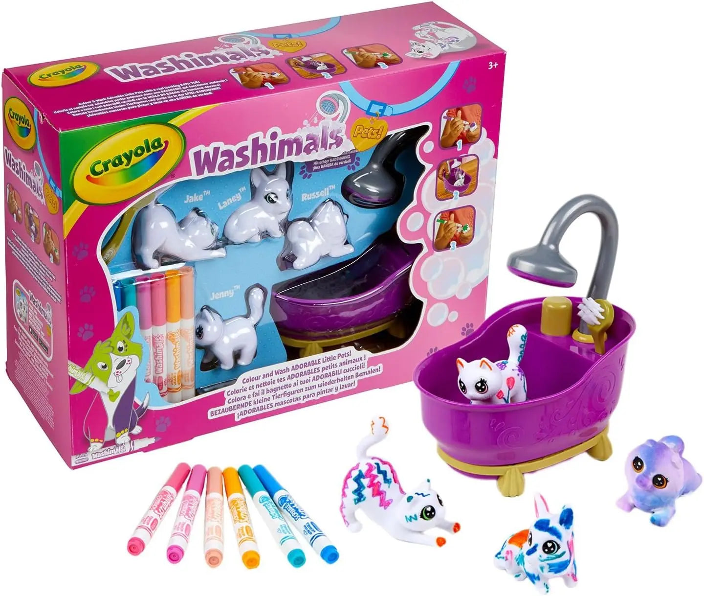 jouet Crayola Washimals Mes animaux à colorier Funko