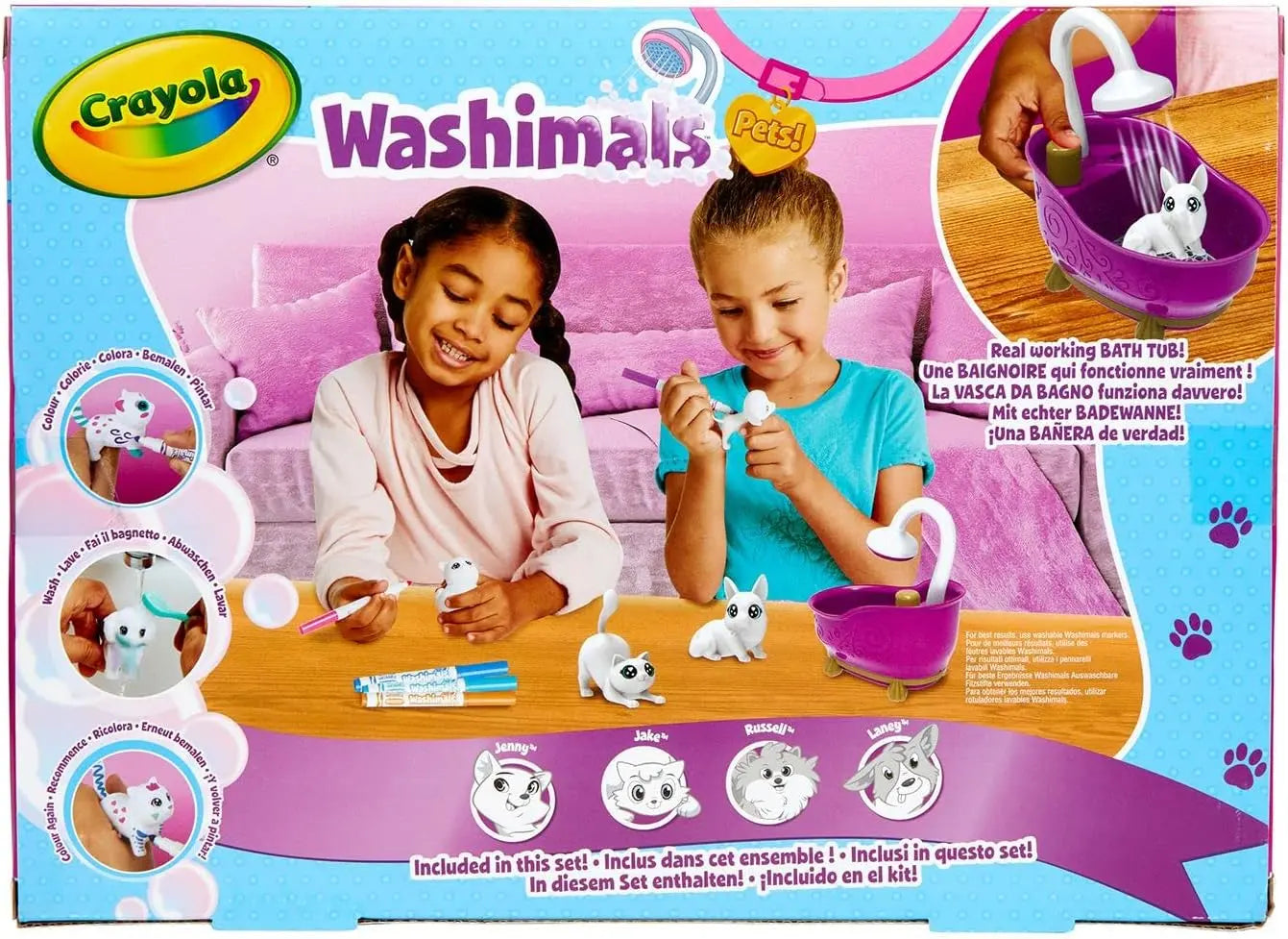 jouet Crayola Washimals Mes animaux à colorier Funko