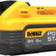 Batterie DEWALT POWERSTACK 18 V 5 Ah, vue latérale