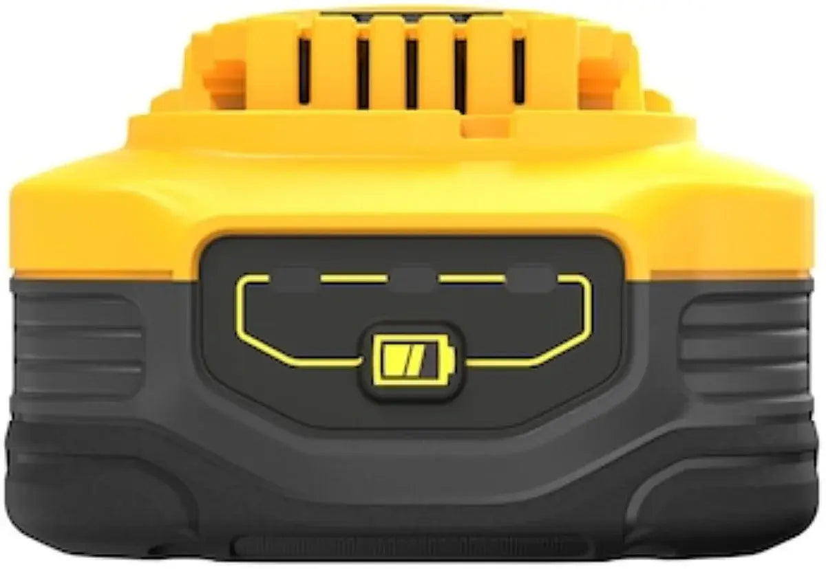 Batterie DEWALT POWERSTACK, vue du témoin de charge