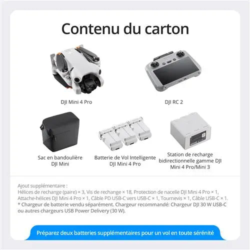 Drone DJI Drone Mini 4 Pro Fly More Combo fnac