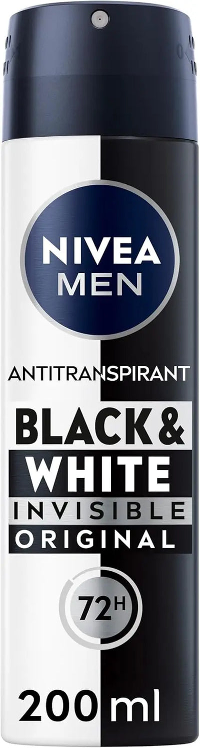 Déodorants & Soins Homme Déodorant Spray Homme Anti-transpirant Black and White NIVEA MEN NIVEA MEN