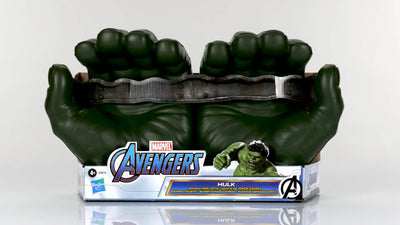 Jouets & Jeux Devenez le plus fort avec les Poings de Hulk Gamma Grip ! Gants de Super-Héros Avengers pour Enfants Hasbro Marvel