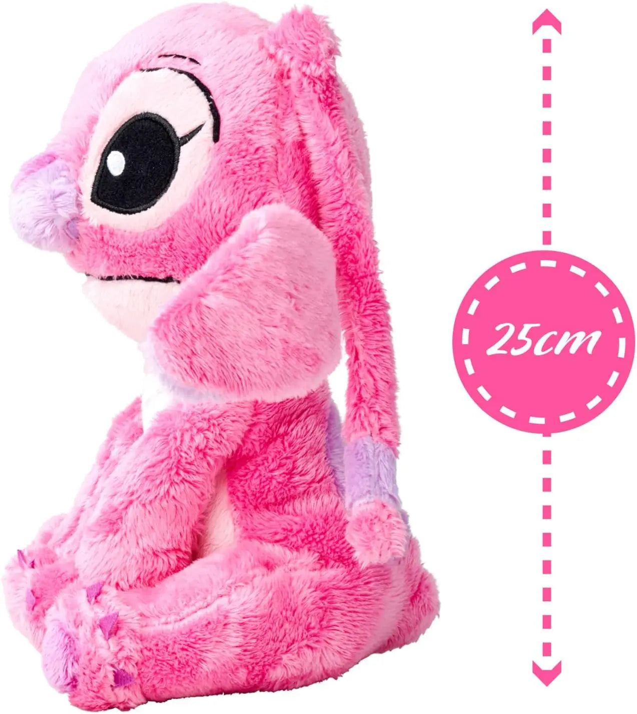 Jouets & Jeux Disney - Lilo & Stitch, Angel, Rose 25 cm, à partir de 0 Mois Disney