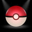 Close-up Poké Ball lumineuse