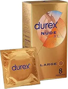 Hygiène et santé Durex Nude XL Large - 8 Préservatifs Durex