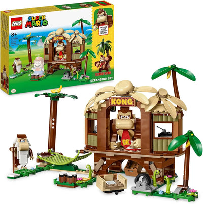 jouet Ensemble d'extension La cabane de Donkey Kong LEGO Super Mario 71424 : Donkey Kong's Tree  5702017415765 lego