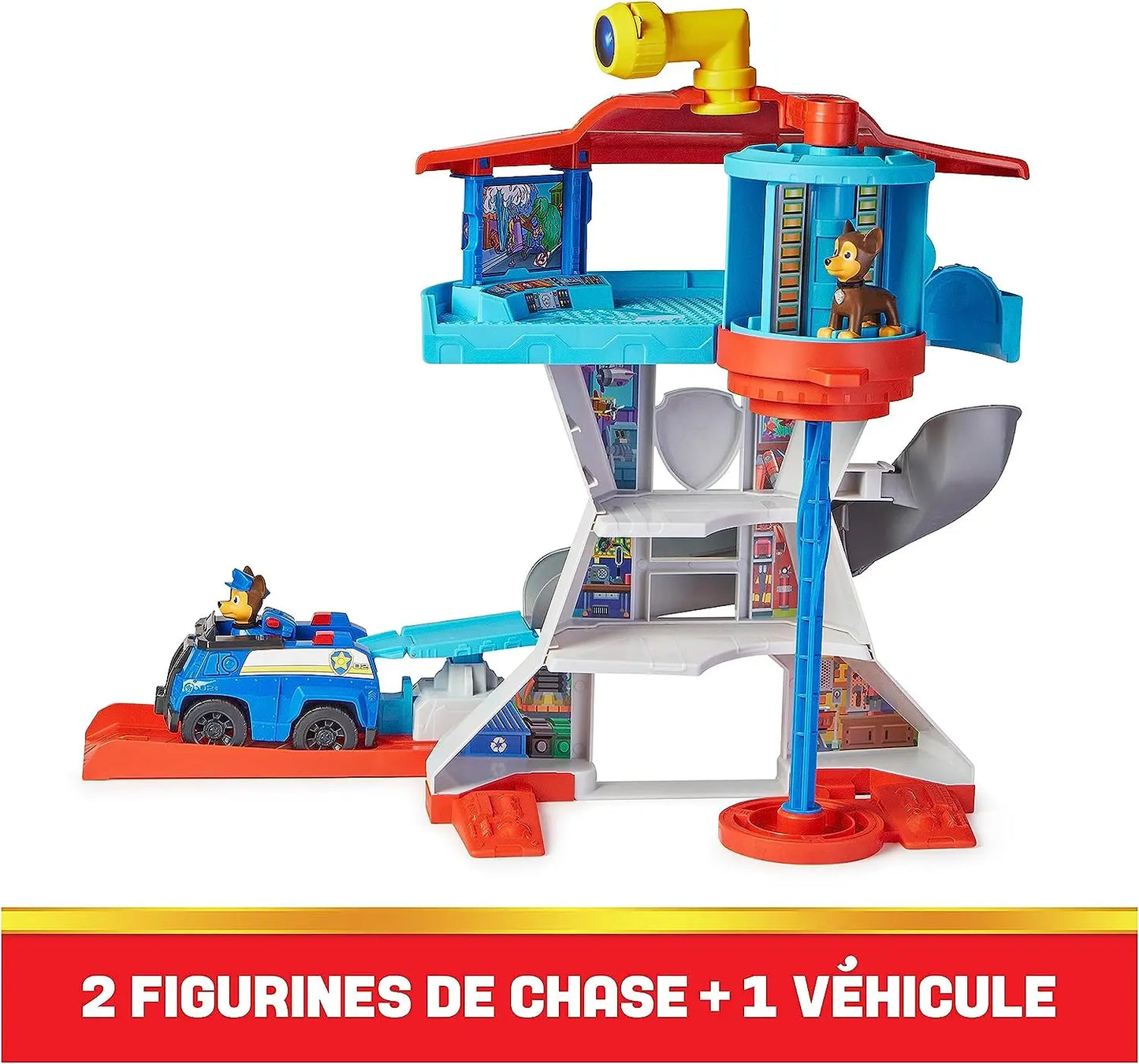 jouet pour enfant Ensemble de véhicules Pat' Patrouille avec tour de contrôle (Modèle: Tour + 9 véhicules) COROLLE