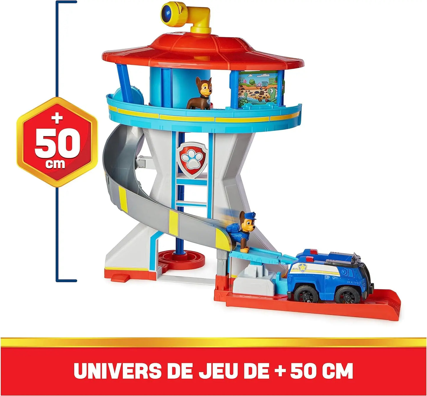 jouet pour enfant Ensemble de véhicules Pat' Patrouille avec tour de contrôle (Modèle: Tour + 9 véhicules) COROLLE